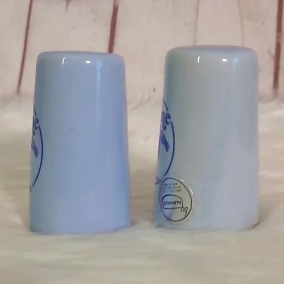 Vintage Nanco Maine Blue Lobster Salt & Pepper Shakers Porcelain Pinetree State - Picture 7 of 16